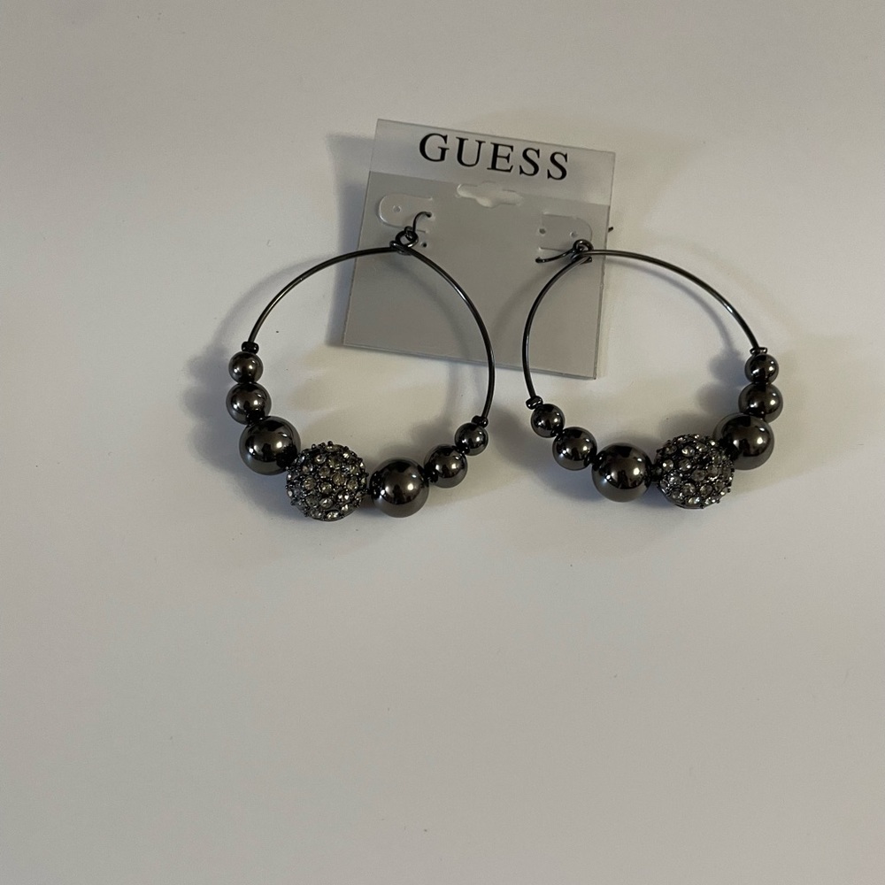 Guess hoop earrings